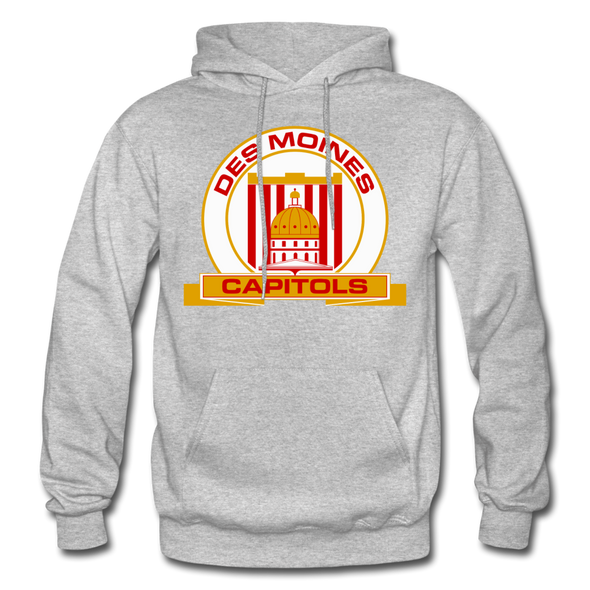 Des Moines Capitols Hoodie - heather gray