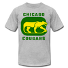 Chicago Cougars T-Shirt (Premium Lightweight) - heather gray