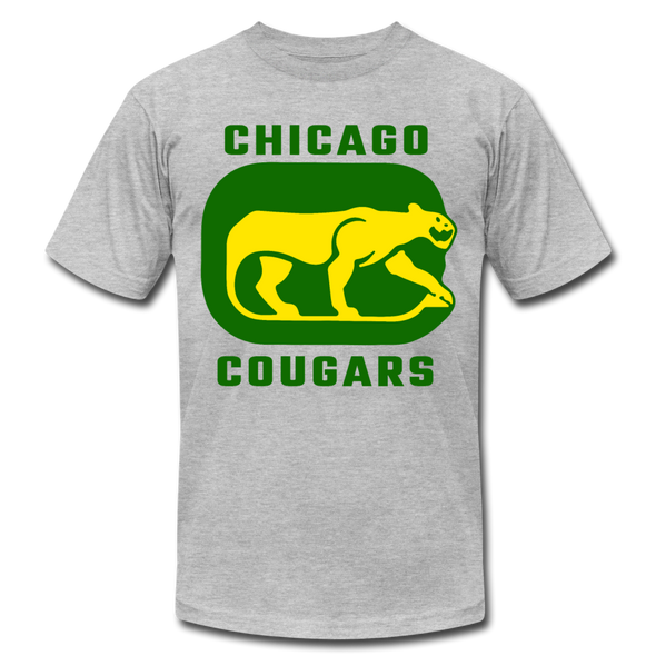 Chicago Cougars T-Shirt (Premium Lightweight) - heather gray