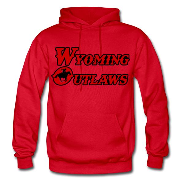 Wyoming Outlaws Hoodie - red