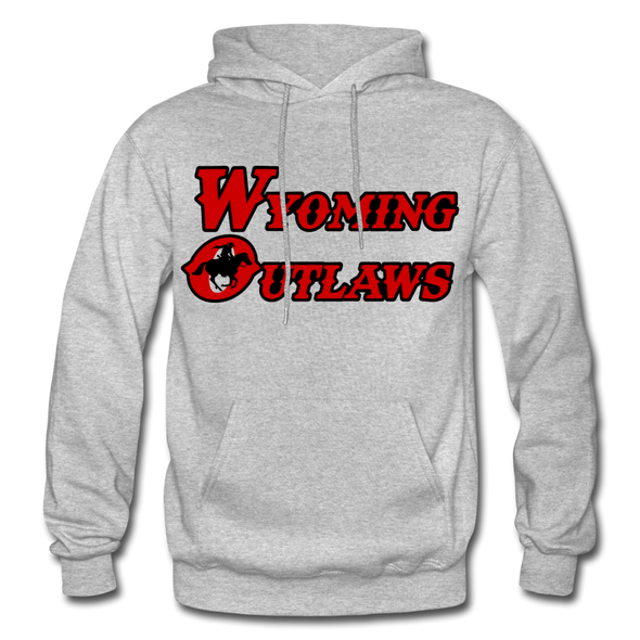 Wyoming Outlaws Hoodie - heather gray