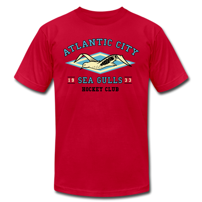 Atlantic City Sea Gulls T-Shirt (Premium Lightweight) - red