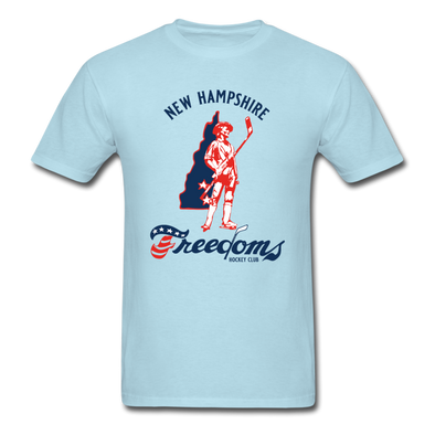 New Hampshire Freedoms T-Shirt - powder blue