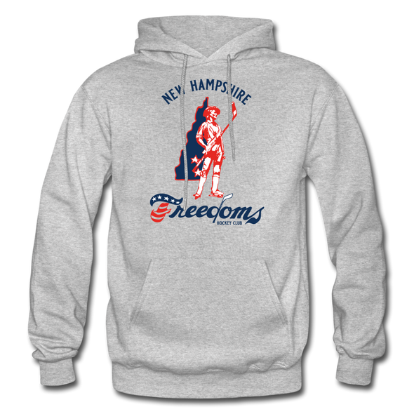 New Hampshire Freedoms Hoodie - heather gray