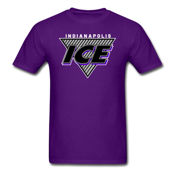 Indianapolis Ice Triangle T-Shirt - purple