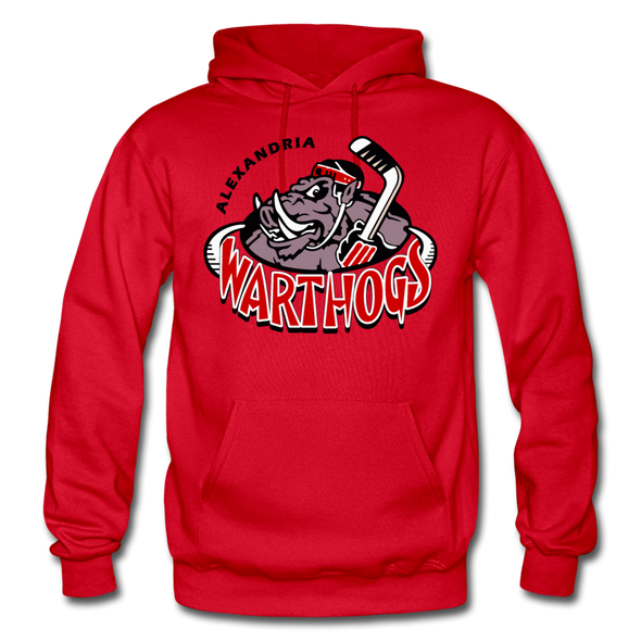 Alexandria Warthogs Hoodie - red