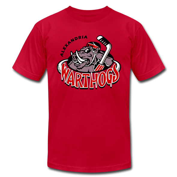 Alexandria Warthogs T-Shirt (Premium Lightweight) - red