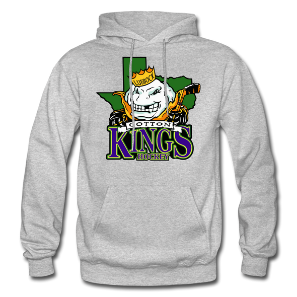 Lubbock Cotton Kings Hoodie - heather gray