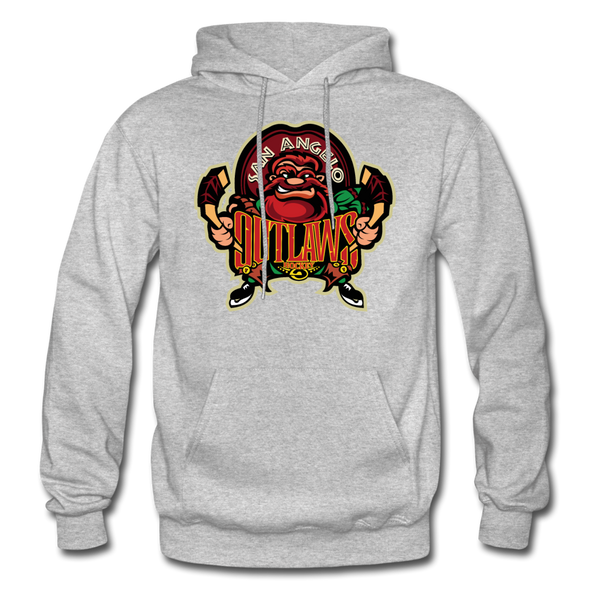 San Angelo Outlaws Hoodie - heather gray