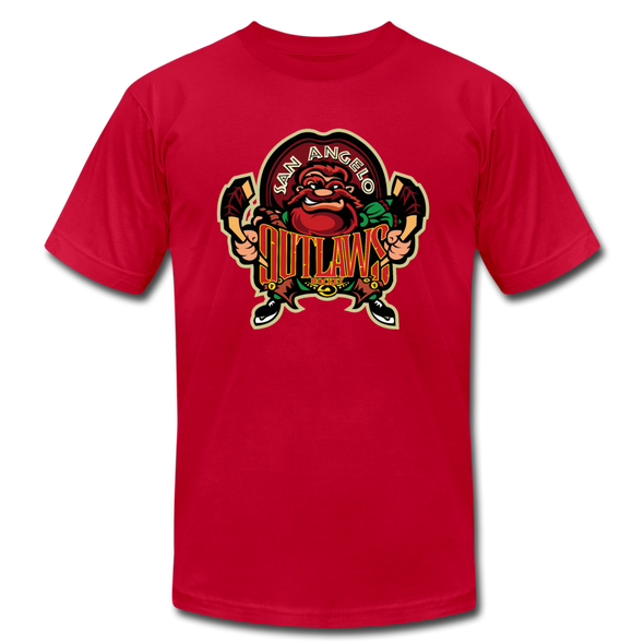 San Angelo Outlaws T-Shirt (Premium Lightweight) - red