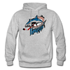 Baton Rouge Kingfish Hoodie - heather gray