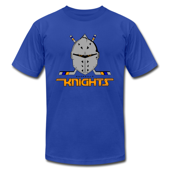 Nashville Knights 1989 T-Shirt (Premium Lightweight) - royal blue