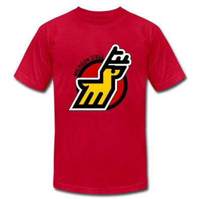 Michigan Stags T-Shirt (Premium Lightweight) - red