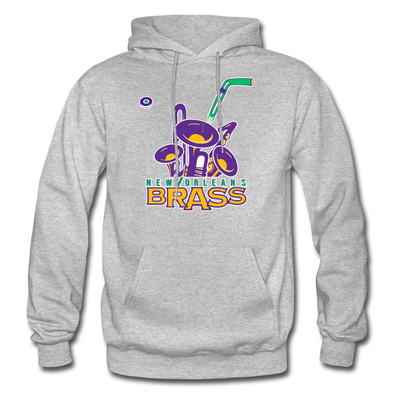 New Orleans Brass Hoodie - heather gray