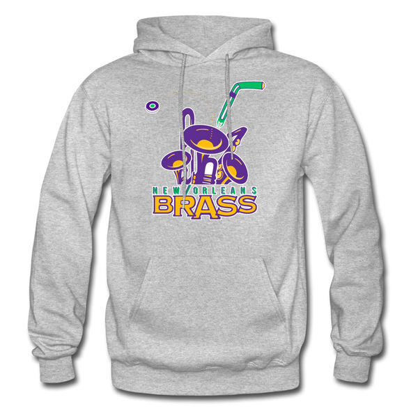 New Orleans Brass Hoodie - heather gray