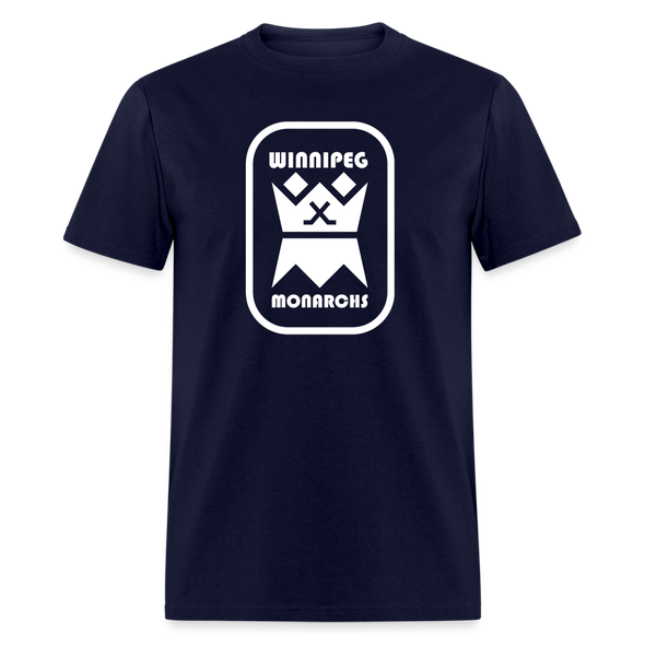 T-shirt avec l'insigne des Monarchs de Winnipeg